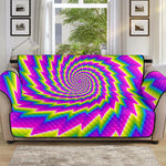 Abstract Twisted Moving Optical Illusion Sofa Protector