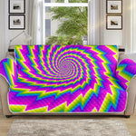 Abstract Twisted Moving Optical Illusion Sofa Protector