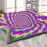 Abstract Twisted Moving Optical Illusion Sofa Protector