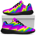 Abstract Twisted Moving Optical Illusion Walking Shoes