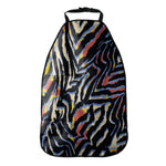 Abstract Zebra Pattern Print Car Seat Organizers