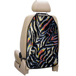 Abstract Zebra Pattern Print Car Seat Organizers