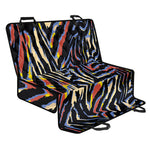 Abstract Zebra Pattern Print Pet Car Back Seat Cover