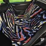 Abstract Zebra Pattern Print Pet Car Back Seat Cover