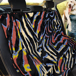 Abstract Zebra Pattern Print Pet Car Back Seat Cover
