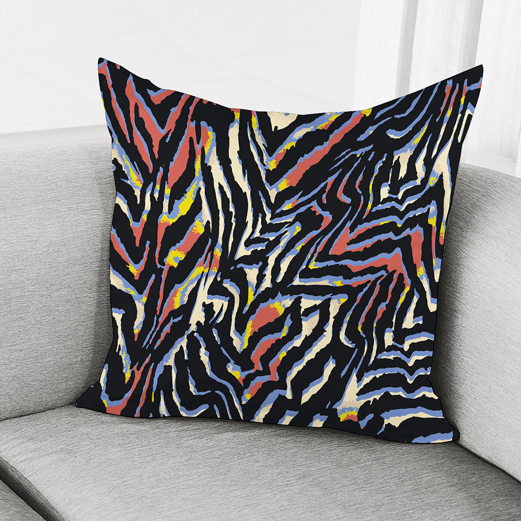 Abstract Zebra Pattern Print Pillow Cover