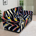 Abstract Zebra Pattern Print Sofa Cover