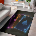 Ace Cards Print Area Rug