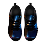Ace Cards Print Black Sneakers