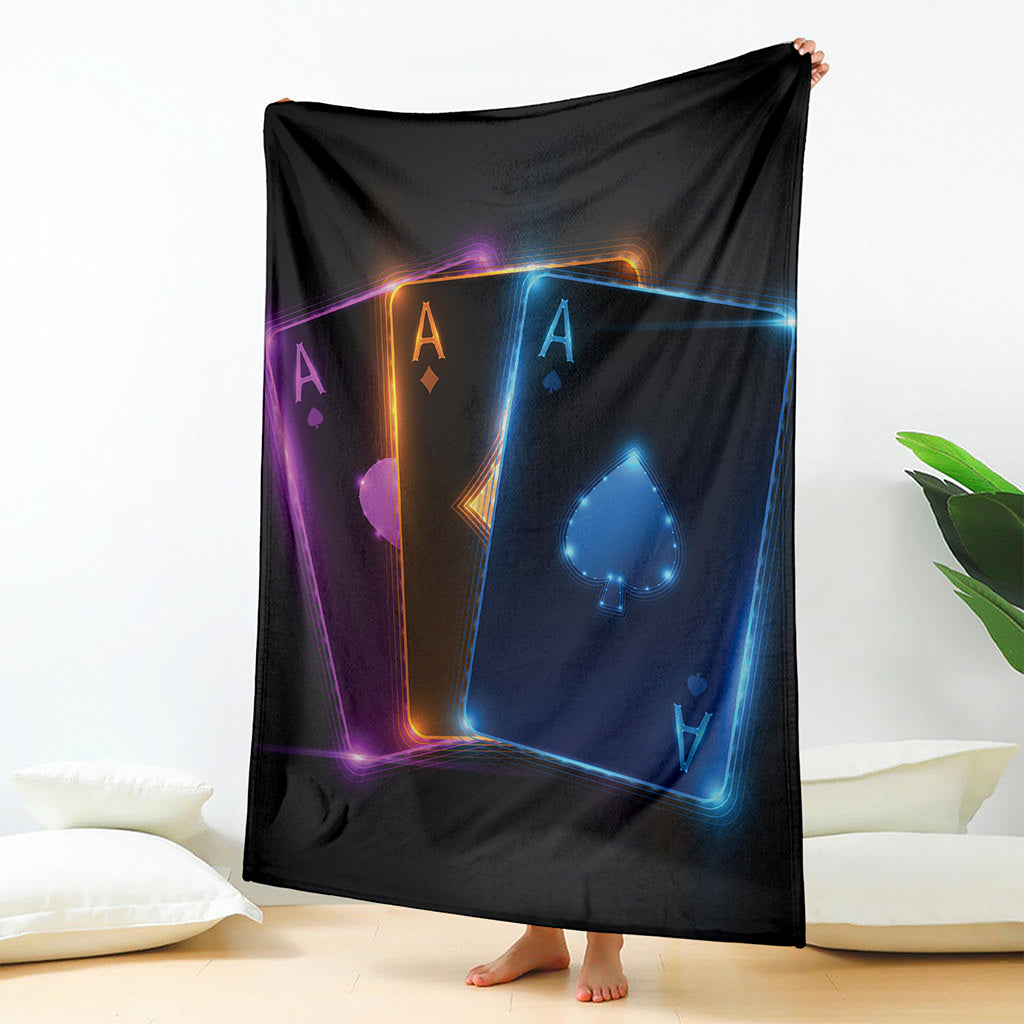 Ace Cards Print Blanket
