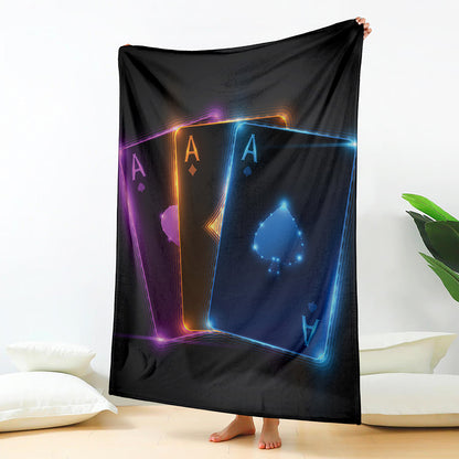 Ace Cards Print Blanket
