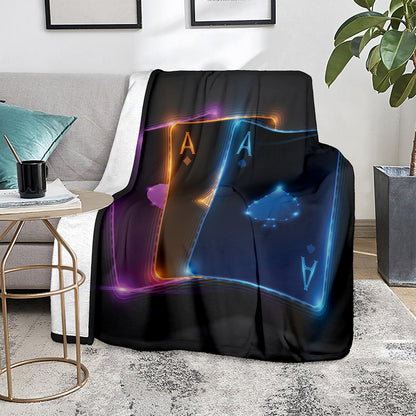 Ace Cards Print Blanket