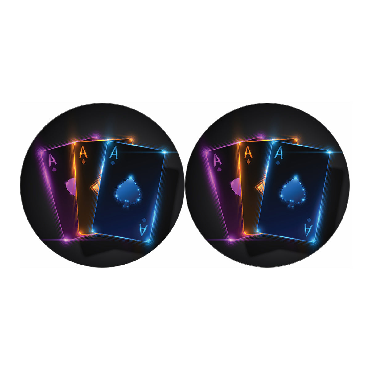 Ace Cards Print Car Coasters