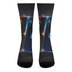 Ace Cards Print Crew Socks