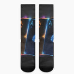 Ace Cards Print Crew Socks