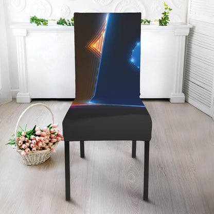Ace Cards Print Dining Chair Slipcover