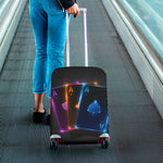 Ace Cards Print Luggage Cover