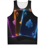 Ace Cards Print Men's Tank Top