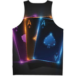 Ace Cards Print Men's Tank Top