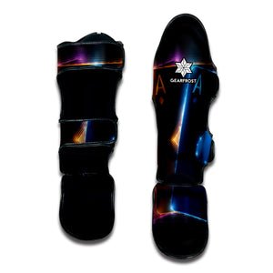 Ace Cards Print Muay Thai Shin Guard