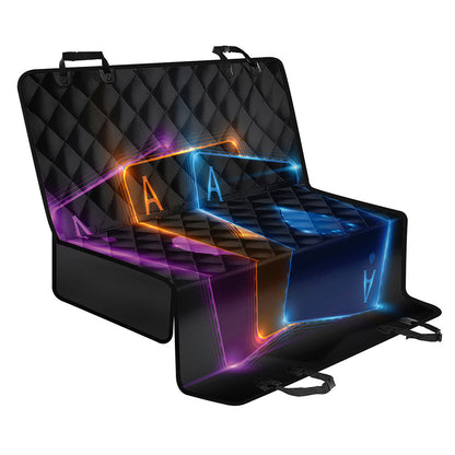 Ace Cards Print Pet Car Back Seat Cover