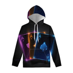 Ace Cards Print Pullover Hoodie