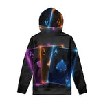 Ace Cards Print Pullover Hoodie