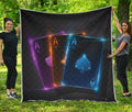 Ace Cards Print Quilt