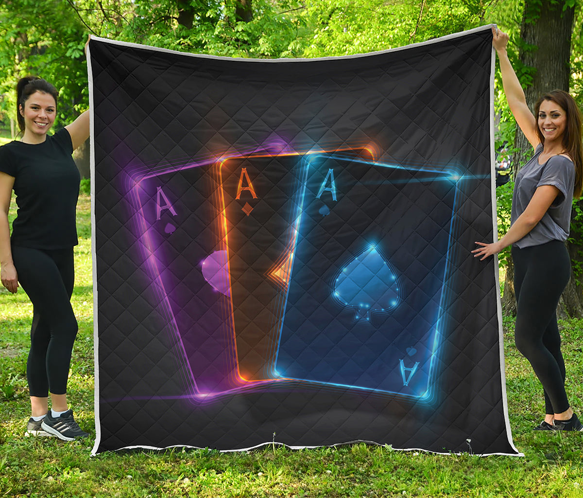 Ace Cards Print Quilt