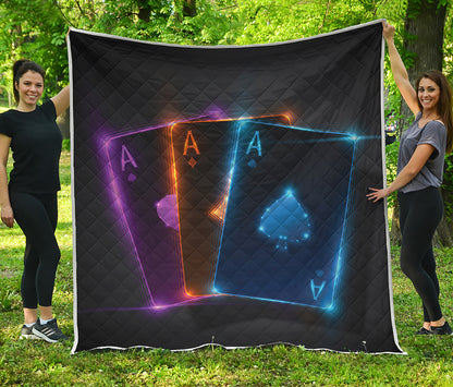 Ace Cards Print Quilt
