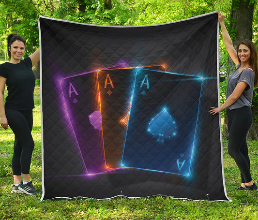 Ace Cards Print Quilt