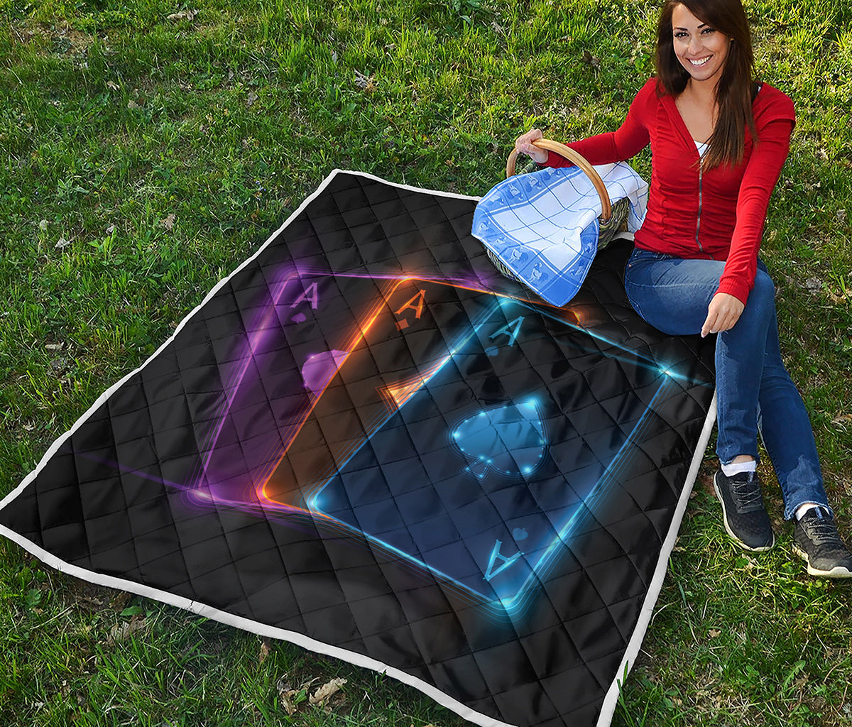Ace Cards Print Quilt