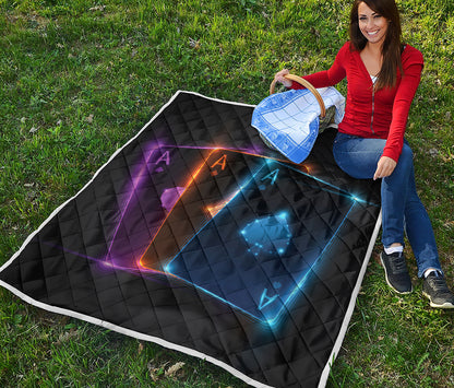 Ace Cards Print Quilt