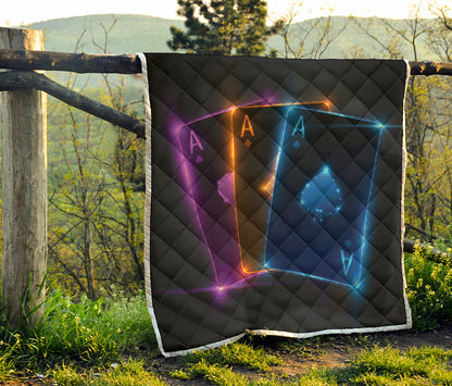 Ace Cards Print Quilt