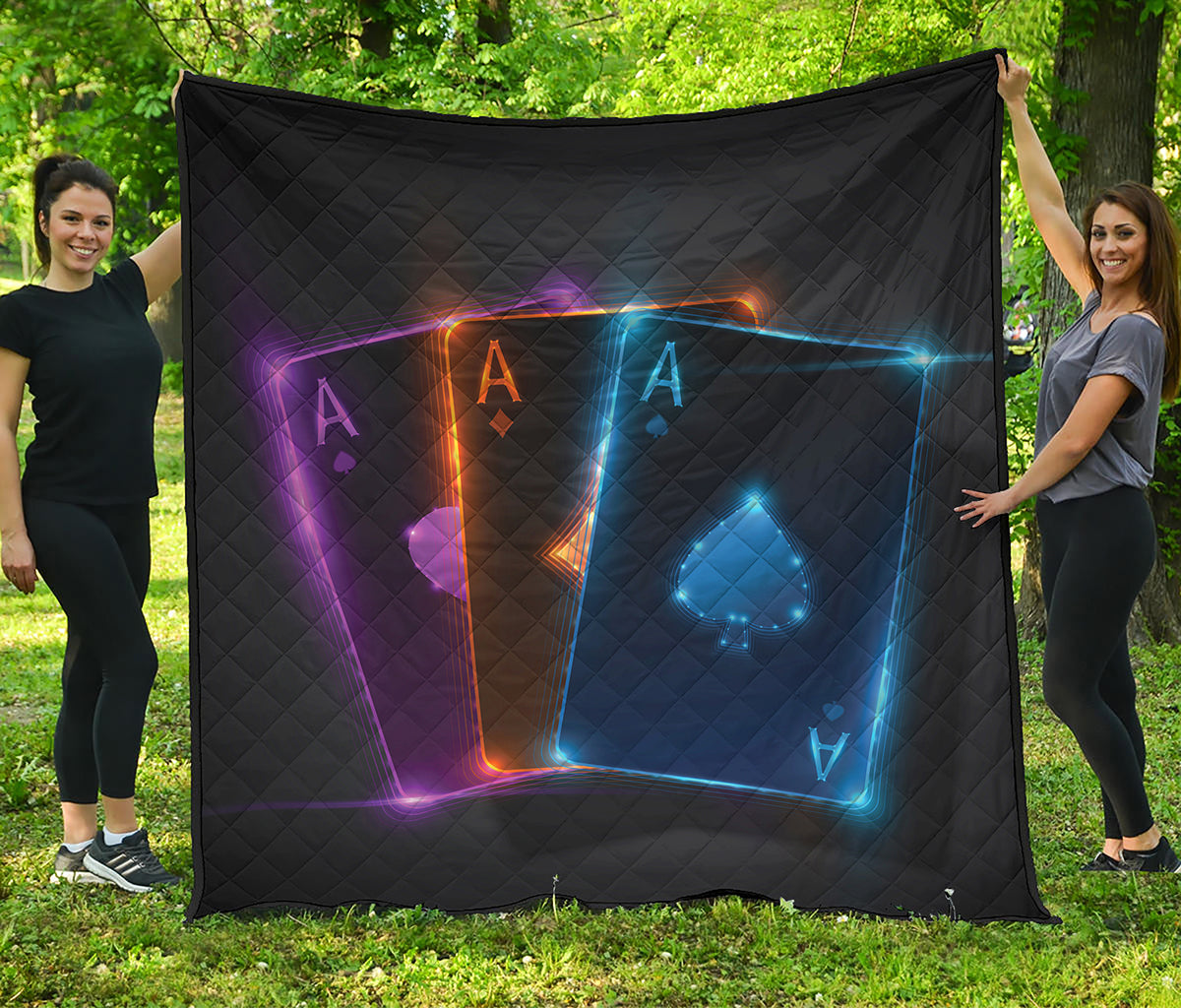 Ace Cards Print Quilt