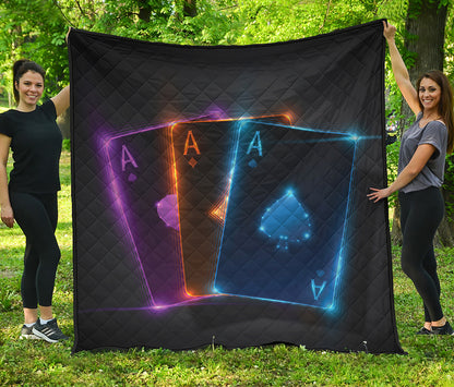 Ace Cards Print Quilt