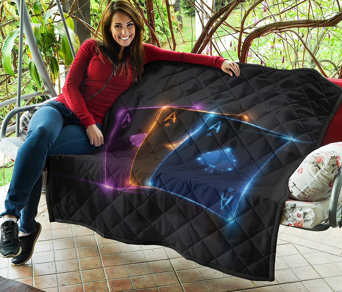 Ace Cards Print Quilt