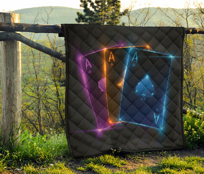 Ace Cards Print Quilt