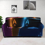 Ace Cards Print Sofa Cover