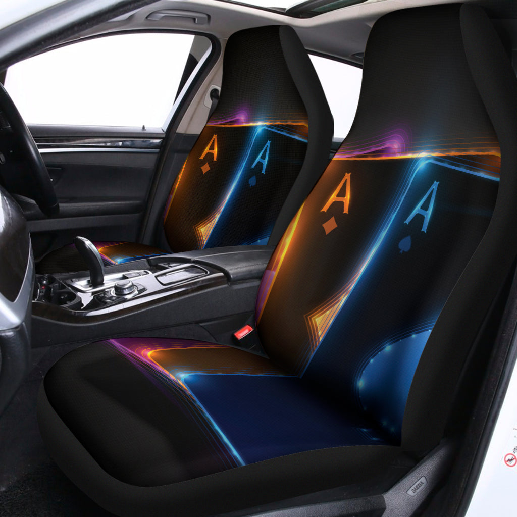 Ace Cards Print Universal Fit Car Seat Covers