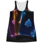 Ace Cards Print Women's Racerback Tank Top