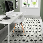 Ace Playing Cards Pattern Print Area Rug