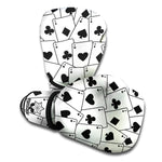 Ace Playing Cards Pattern Print Boxing Gloves