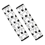 Ace Playing Cards Pattern Print Car Seat Belt Covers