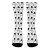 Ace Playing Cards Pattern Print Crew Socks