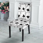Ace Playing Cards Pattern Print Dining Chair Slipcover