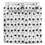 Ace Playing Cards Pattern Print Duvet Cover Bedding Set