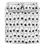 Ace Playing Cards Pattern Print Duvet Cover Bedding Set