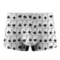 Ace Playing Cards Pattern Print Men's Boxer Briefs