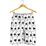 Ace Playing Cards Pattern Print Men's Shorts